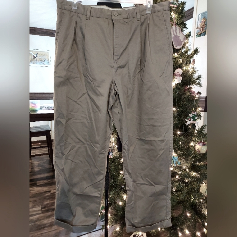 Gap Khakis, relaxed fit, cuffed leg